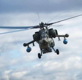 Украинцы сбили российский Ми-28