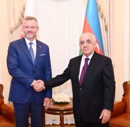 
Премьер-министр Али Асадов встретился с Президентом Словакии Петером Пеллегрини