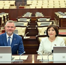 Президент Словацкой Республики Петер Пеллегрини посетил Милли Меджлис