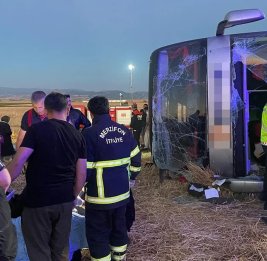 
В ДТП с пассажирским автобусом в Турции пострадали 46 человек