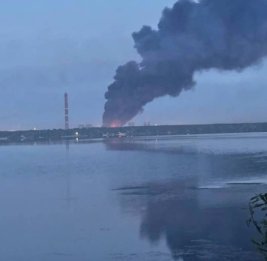 В российских регионах сообщили о пожарах на промышленных объектах после ночной атаки БПЛА