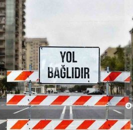 На одной из улиц Баку ограничат движение транспорта