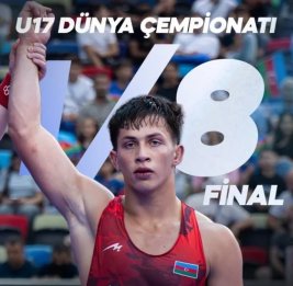 Исфахан Гасанов вышел в четвертьфинал чемпионата мира U-17 в Баку