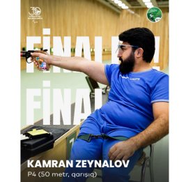 
Азербайджанский стрелок-паралимпиец вышел в финал Кубка мира