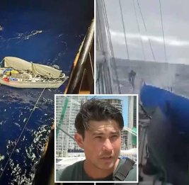 Американский моряк месяц выживал в Тихом океане на овсянке и кальмарах