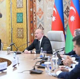 
Президент Ильхам Алиев: Связи Азербайджана и Кыргызстана в гуманитарной сфере успешно развиваются