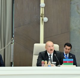 
Президент Ильхам Алиев: Азербайджан будет наращивать сотрудничество со странами Центральной Азии
