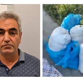 В Баку арестован мужчина, перевозивший 45 кг марихуаны