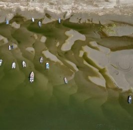 Из-за жары Дунай обмелел: из воды показались затонувшие немецкие корабли времен Второй мировой