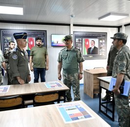 Закир Гасанов осмотрел военную инфраструктуру подразделений ПВО