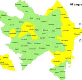 
В Баку ожидается сильный ветер: желтое предупреждение