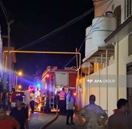 В Баку произошел пожар в мечети