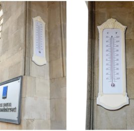 В Баку восстановили легендарный ртутный термометр