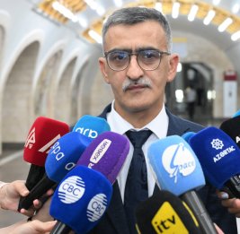 Бахтияр Мамедов: Интервал движения поездов на Красной линии Бакинского метро составит максимум 2 минуты