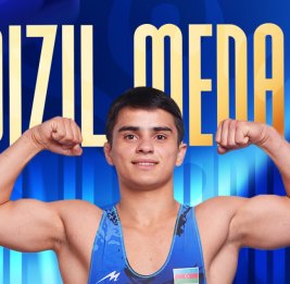 Азербайджанский борец второй раз подряд стал чемпионом мира