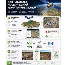 
В Казахстане с помощью спутников выявили более 2,6 тысячи несанкционированных свалок
