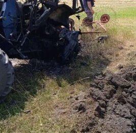 В Ходжавенде трактор подорвался на мине, водитель получил ранения