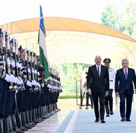 В Ташкенте состоялась церемония официальной встречи Президента Ильхама Алиева