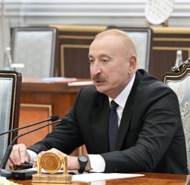 
Президент Ильхам Алиев: Узбекистан сегодня &ndash; государство, которое имеет большой международный авторитет