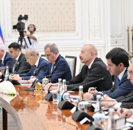 
Президент Азербайджана: Активно идут работы по реализации Зангезурского коридора
