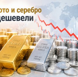 
Цены на золото и серебро снизились