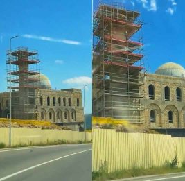 В Лачыне строится одна из крупнейших мечетей региона