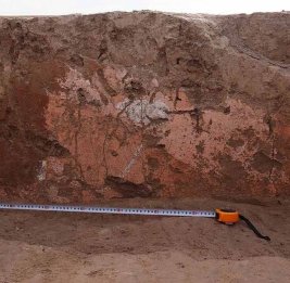 1700-летнюю роспись нашли под штукатуркой: ее спрятали, чтобы спасти