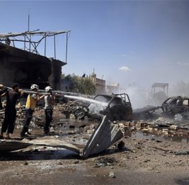 В Сирии взорвался автомобиль с боеприпасами