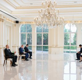 
Президент Ильхам Алиев принял новоназначенного резидента-координатора ООН в Азербайджане