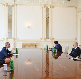Президент Ильхам Алиев принял президента Парламентской ассамблеи ОБСЕ