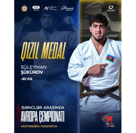 
Еще один азербайджанский дзюдоист стал чемпионом Европы