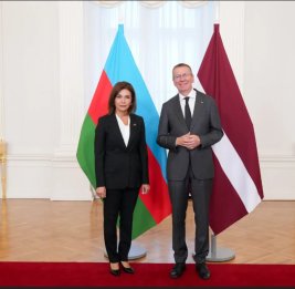 Нармина Мустафаева вручила верительные грамоты президенту Латвии
