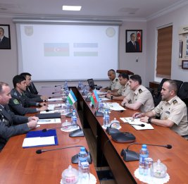 Состоялись штабные переговоры между Азербайджаном и Узбекистаном