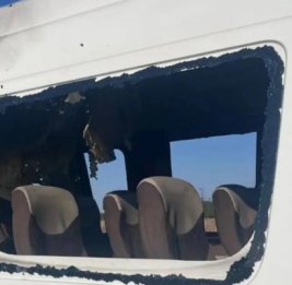 Российский дрон ударил по автобусу под Никополем: пять человек погибли
