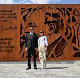 Президент Ильхам Алиев ознакомился с комплексом &laquo;Насими баглары&raquo; в Шамахы