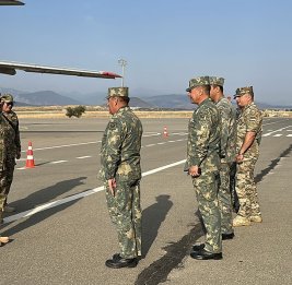 
Военнослужащие Узбекистана прибыли в Азербайджан для совместных учений
