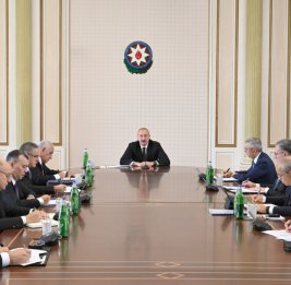 Под председательством Президента Ильхама Алиева состоялось совещание, посвященное Государственной программе по развитию горнодобывающей и металлургической промышленности