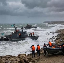 В Казахстане установили подозреваемых по делу о гибели военных на Каспии
