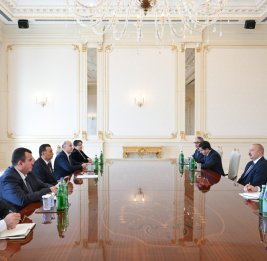 Президент Азербайджана Ильхам Алиев принял Премьер-министра Таджикистана