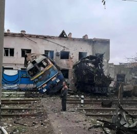 В Киеве повреждено железнодорожное депо