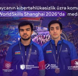 Азербайджан впервые завоевал медаль WorldSkills по кибербезопасности