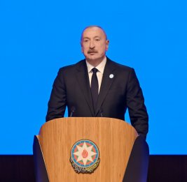 
Президент Ильхам Алиев: Уверен, что каждый патриотично настроенный азербайджанец гордится своим государством