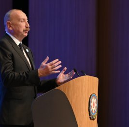 
Президент Ильхам Алиев: Сегодня Азербайджан превратился в очень серьезный геополитический фактор и фактор безопасности