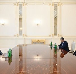 Президент Ильхам Алиев принял президента Международной федерации дзюдо