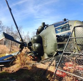 
На Камчатке упал вертолет Ми-8