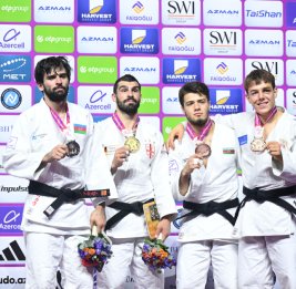 Азербайджанский дзюдоист завоевал серебряную медаль на чемпионате мира в Баку