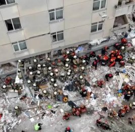 
Число погибших при обрушении здания в Стамбуле возросло до 5
