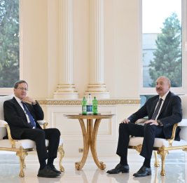 Состоялась встреча Президента Ильхама Алиева с Президентом Израиля