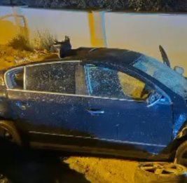 Авария в Бильгя: пьяный водитель перевернул автомобиль, двое погибли