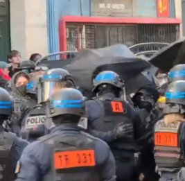 Столкновения в Париже: десятки задержанных